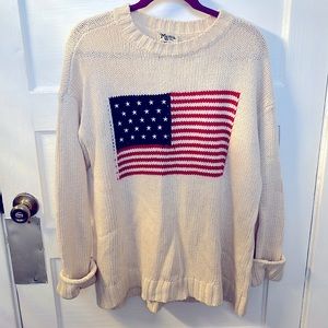 Show Me Your MuMu American Flag Fireside Sweater